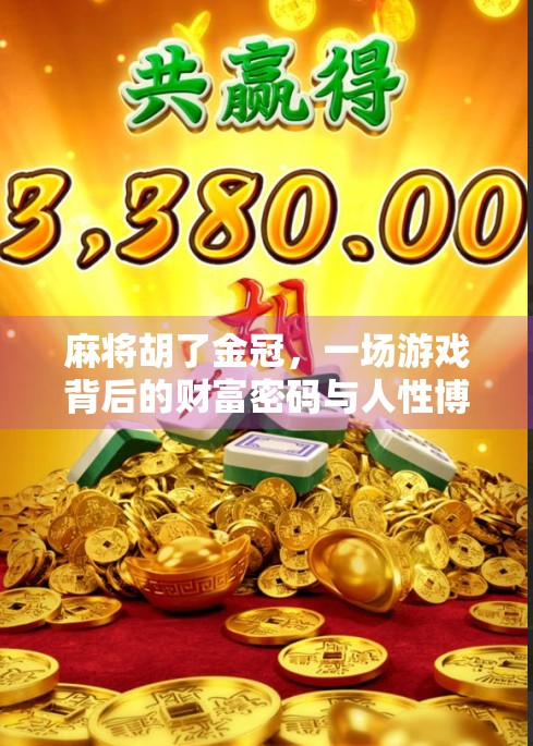 麻将胡了金冠，一场游戏背后的财富密码与人性博弈