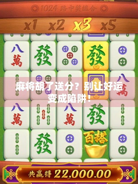 麻将胡了送分？别让好运变成陷阱！