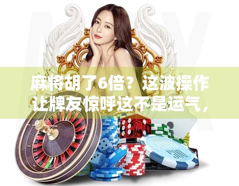 麻将胡了6倍？这波操作让牌友惊呼这不是运气，是智商税！