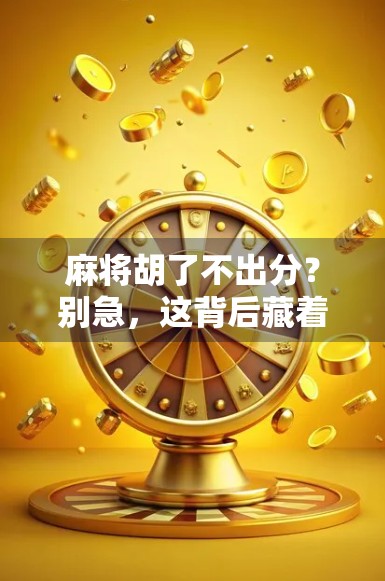 麻将胡了不出分？别急，这背后藏着的不只是技术，还有人性！