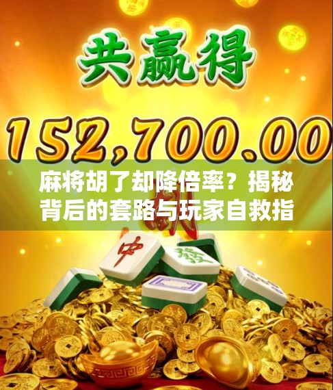 麻将胡了却降倍率？揭秘背后的套路与玩家自救指南！