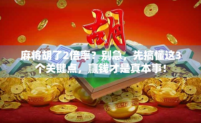 麻将胡了2倍率？别急，先搞懂这3个关键点，赢钱才是真本事！